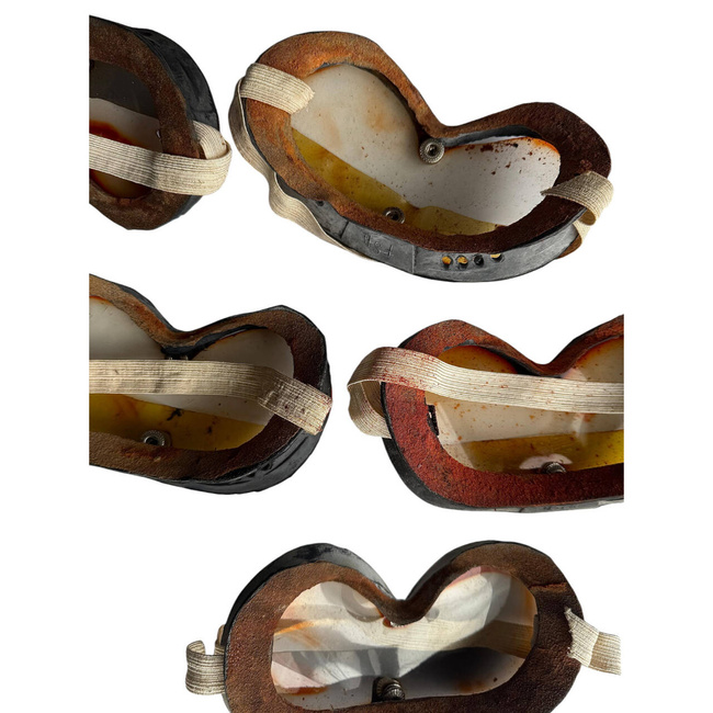 PROTECTIVE GOGGLES - ROMANIAN ARMY MILITARY SURPLUS - RANDOM COLORS - USED