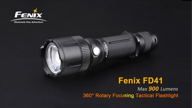 Flashlight Fenix FD41, water resistant