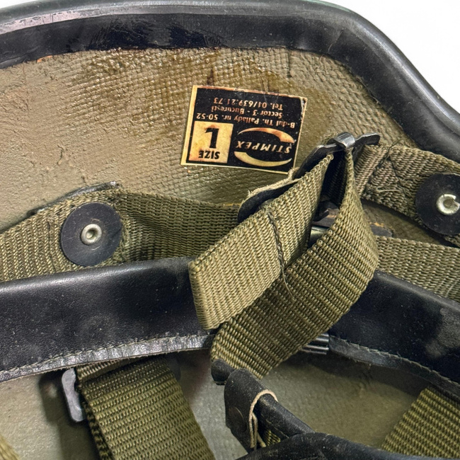 Ballistic Helmet - Military Surplus Romanian Armed Forces - Olive Green - Used / Deco