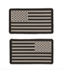 US FLAG PATCH 3D - POLYVINYL CHLORIDE - PACK OF 2 - ACU - MIL-TEC