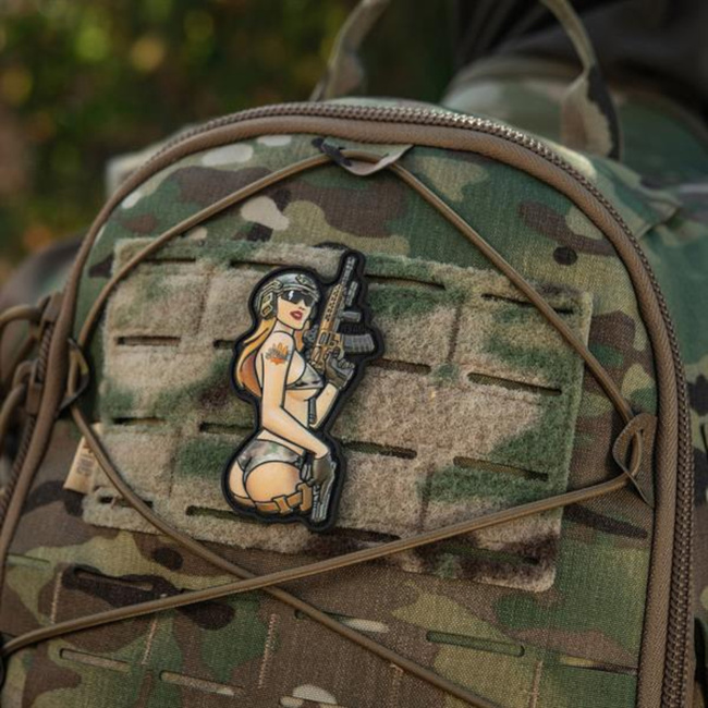TACTICAL GIRL NR.4 PATCH - 3D PVC - MULTICOLOR - M-TAC