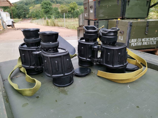 VALDADA I.O.R. 7x40 MILITARY BINOCULARS - MILITARY SURPLUS ROMANIAN ARMY - LIKE NEW