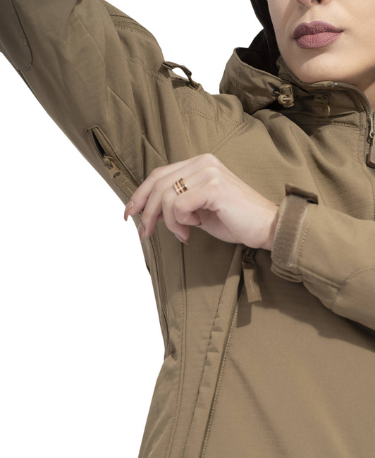 SOFTSHELL JACKET FOR WOMEN - ARTAXES - Pentagon - COYOTE