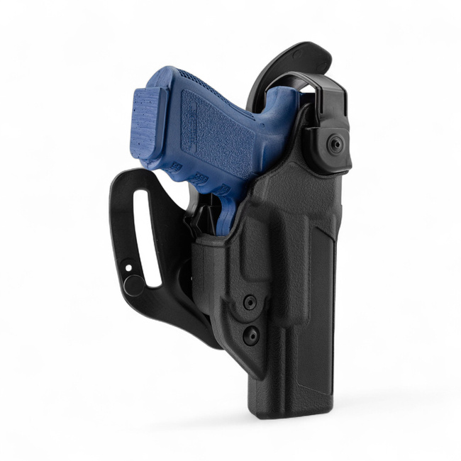 Tactical pistol holster - Radar 1957 Level 5 - Holster 2-Fast Extreme for Glock 17/19 - left-sided - Black