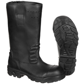 Lined firefighter boots - Baltes Delta Pro S3 - Military surplus from the German army - Used