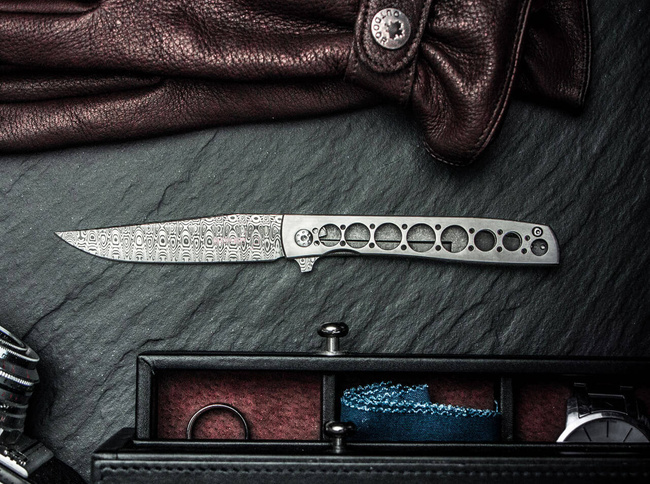 POCKET KNIFE URBAN TRAPPER DAMASTEEL - BOKER PLUS