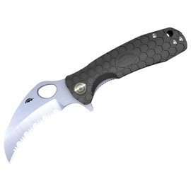 Honey Badger - BLACK SERRATED - SMALL - CLAW POCKET KNIFE