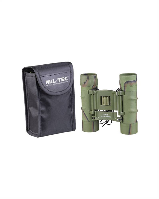COLLAPSIBLE BINOCULAR - GEN. II - 10x25 - Mil-Tec® - CAMO