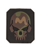 CAMO PVC SKULL 3D PATCH W. HOOK & LOOP CLOSURE