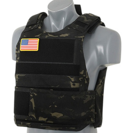 Standard Tactical Vest with Soft Dummy Ballistic Inserts - Delta Soft Body Armor - MB Camo - 8FIELDS
