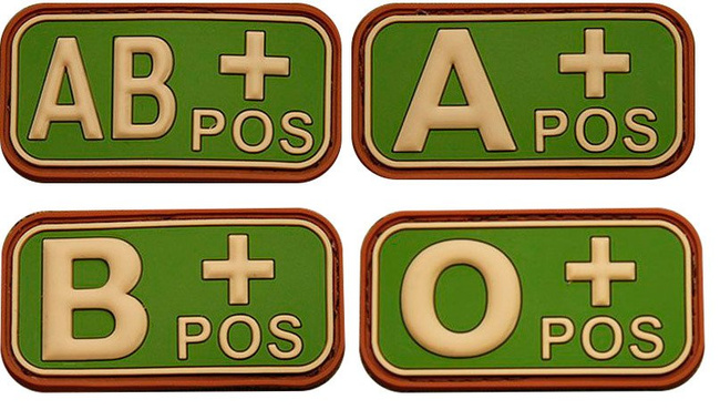 BLOOD TYPE PATCH POS B