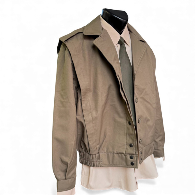 Women’s Officers Jacket - Romanian Army Military Surplus - Khaki - Like New