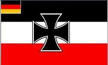 FLAG (91 x 152) cm GERMAN EMPIRE W/ IRON CROSS