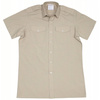 SHORT SLEEVE SHIRT - KHAKI - BRITISH MILITARY SURPLUS - USED
