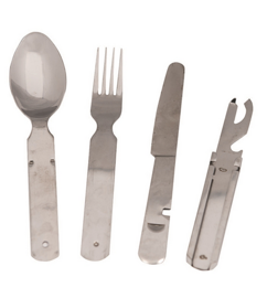 Ger.4-pc.s/Steel Eating Utensil Mvd Used