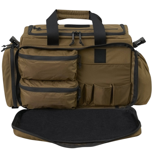 TACTICAL BAG FOR SHOOTING RANGE OR EDC - MISSION - CORDURA - COYOTE/BLACK - HELIKON-TEX