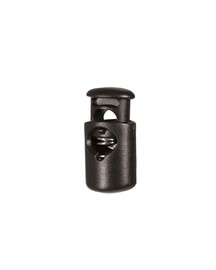CORD STOPPER SET - WITH METAL SPRING - 10 PIECES - Mil-Tec® - BLACK