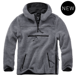 TEDDYFLEECE WORKER PULLOVER - ANTHRACITE - BRANDIT