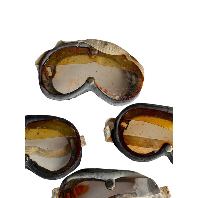 PROTECTIVE GOGGLES - ROMANIAN ARMY MILITARY SURPLUS - RANDOM COLORS - USED