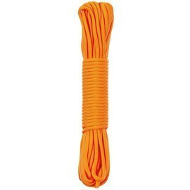 Rope, leash, orange, nylon, 30.48 m