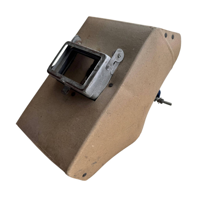 HEAD WELDING MASK - ROMANIAN ARMY MILITARY SURPLUS - IN GOOD CONDITION