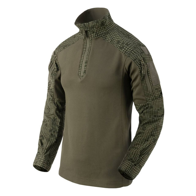 MCDU COMBAT SHIRT - WOODLAND/OLIVE GREEN - HELIKON