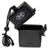 Box, plastic, waterproof, 7 x 2,5 x 11 cm, black
