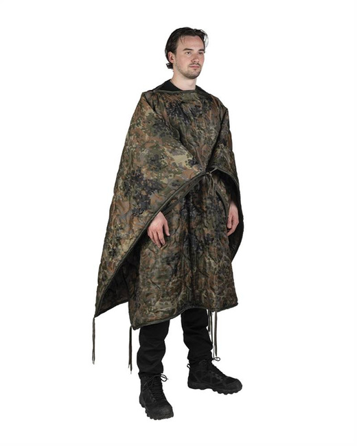 PONCHO LINER - "MULTIFUNCTION" - 210 x 150 CM - Mil-Tec® - GERMAN CAMO (FLECKTARN)