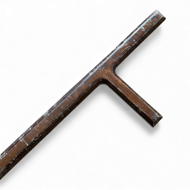 Wooden Tonfa - Romanian Army Military Surplus - Lacquered - In Good Condition