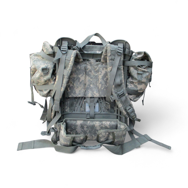 Molle II backpack with external metal frame - US Army Military Surplus - ACU Camouflage - Used