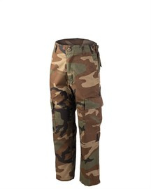 KIDS BDU PANTS - US ARMY STYLE - Mil-Tec - WOODLAND