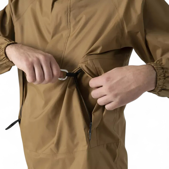 Lightweight Waterproof Rain Jacket - Levanter - Shadow Grey - Helikon-Tex