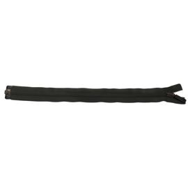 One-way zipper, partable, OD green, plastic, 40 cm