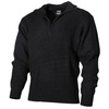 MFH PULLOVER TROYER WITH ZIP - BLACK