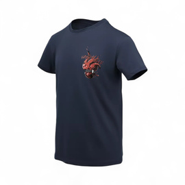 Iconic T-Shirt - Problem Solved! - Navy Blue - Helikon-Tex
