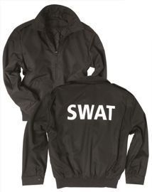 BLACK ABL FLIGHT JACKET SWAT WITH LINER