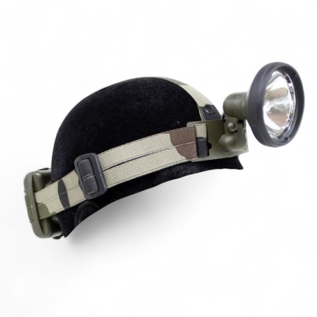 LAGO Headlamp - French Army Military Surplus - Olive Green/CCE Camo - Like New