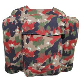 Swiss Backpack, camo, used 34 x 23 x 70