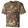SHORT SLEEVE T-SHIRT - AMERICAN ARMY STYLE - MFH® - VEGETATO CAMOUFLAGE