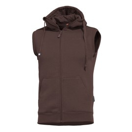 VEST WITH HOOD - "THESPIS" - PENTAGON® - TERRA BROWN