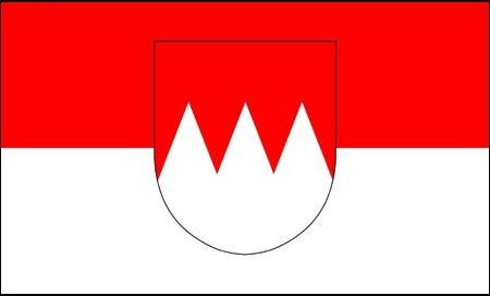 FLAG (91 x 152) cm FRANCONIA W/ HERALDRY´