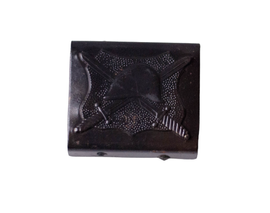 BLACK BUCKLE FOR MILITARY BELT - ROMANIAN ARMY SURPLUS - LIKE NEW