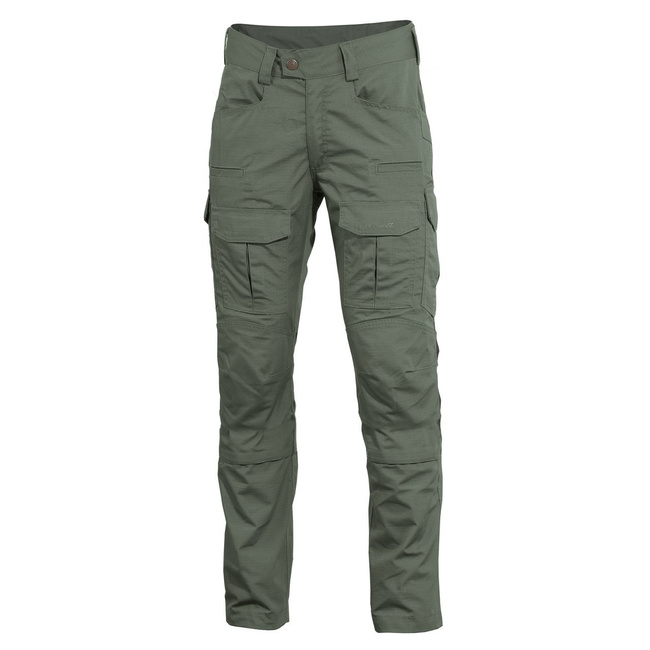 COMBAT PANTS - "LYCOS" - PENTAGON® - CAMO GREEN - LENGTH 30″