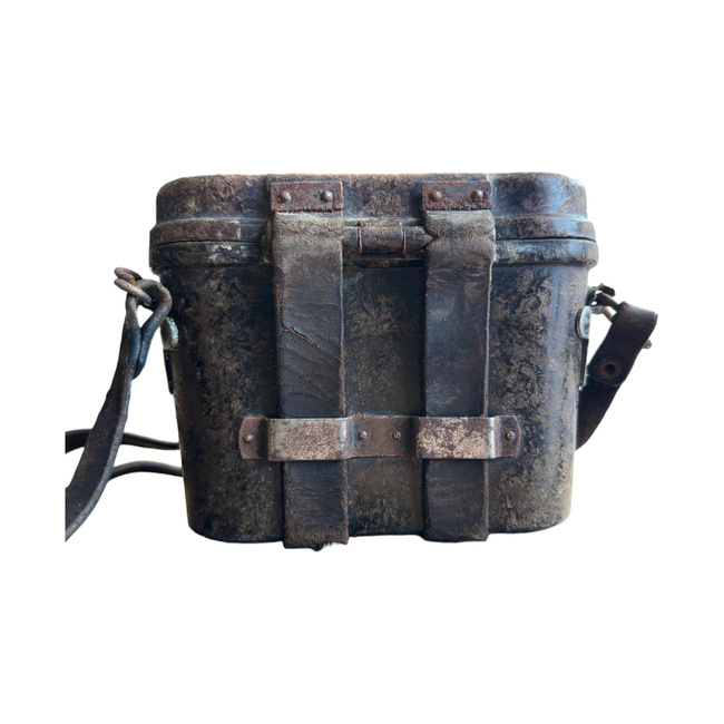 BINOCULAR CASE - 8x30 - RARE BAKELITE MODEL SOVIET ARMY MILITARY SURPLUS - USED - DEFECTIVE CAP