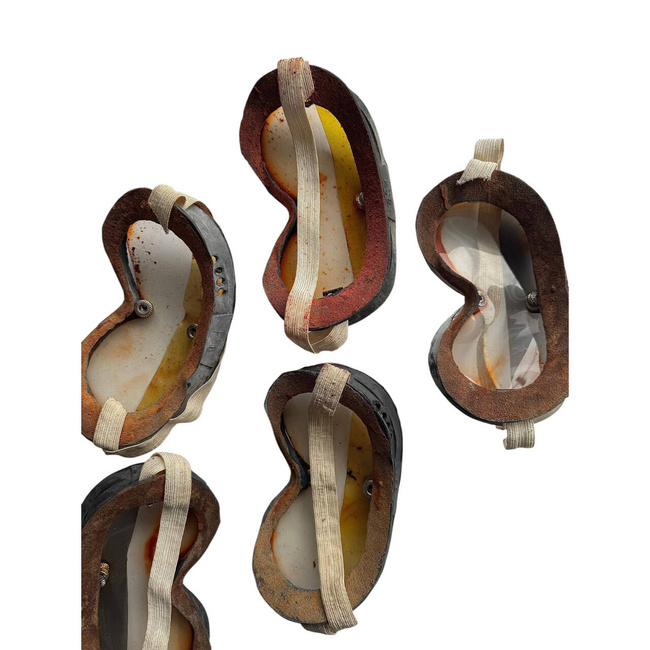 PROTECTIVE GOGGLES - ROMANIAN ARMY MILITARY SURPLUS - RANDOM COLORS - USED