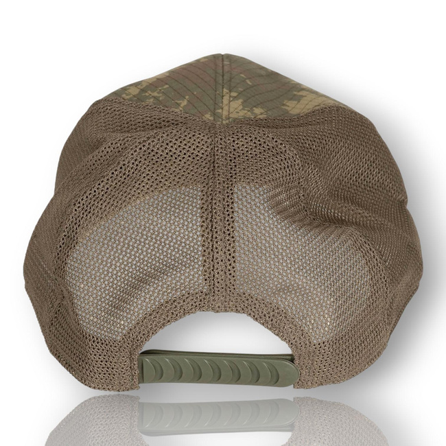 TR Field Cap - Ripstop - With Mesh Insert - Turkish Army Military Surplus - OD Green/Turkish M2008 Camouflage - Like New        