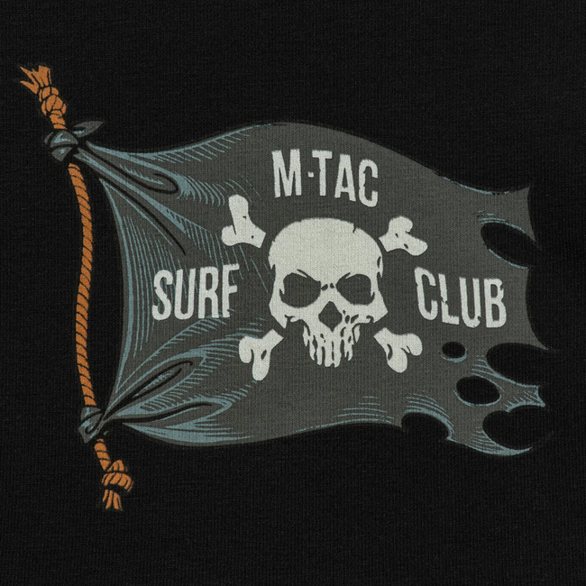 T-SHIRT SURF CLUB - BLACK - M-TAC