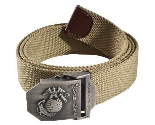 BELT USMC WEB (40 MM) KHAKI