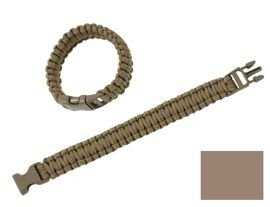 PARACORD SURVIVAL BRACELET - Coyote