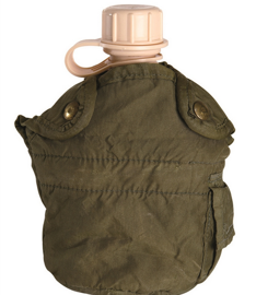 US 1QT Canteen With Cover Used
